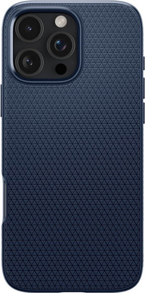 Spigen - Étui Liquid Air pour iPhone 16 Pro Max, navy blue