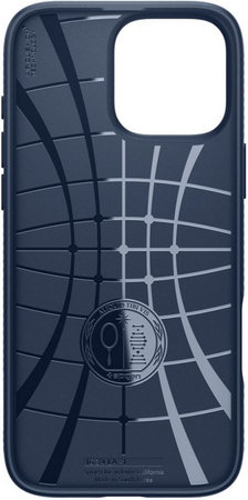 Spigen - Étui Liquid Air pour iPhone 16 Pro Max, navy blue