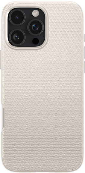 Spigen - Étui Liquid Air pour iPhone 16 Pro Max, natural titanium