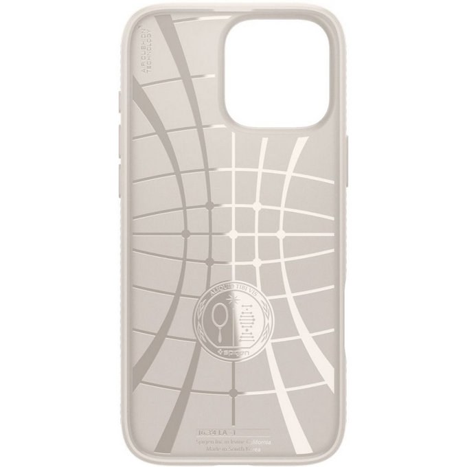 Spigen - Étui Liquid Air pour iPhone 16 Pro Max, natural titanium