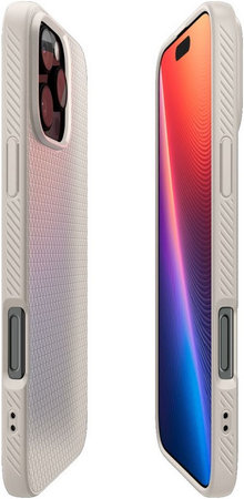 Spigen - Étui Liquid Air pour iPhone 16 Pro Max, natural titanium