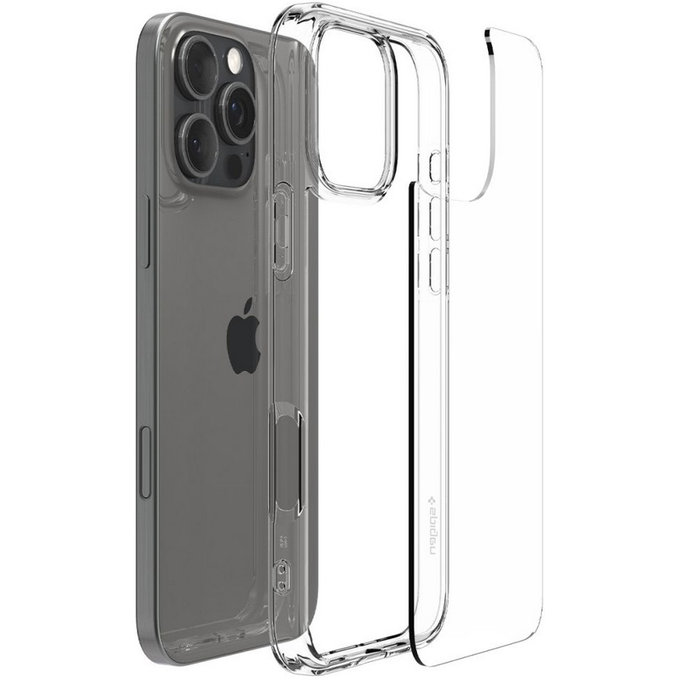 Spigen - Étui Ultra Hybrid pour iPhone 16 Pro Max, crystal clear