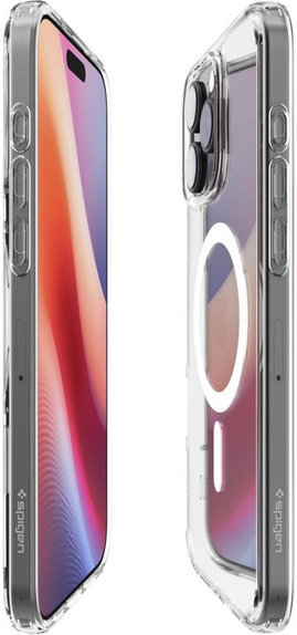 Spigen - Étui Ultra Hybrid avec MagSafe pour iPhone 16 Pro Max, blanc