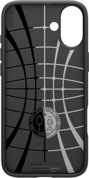 Spigen - Étui Liquid Air pour iPhone 16 Plus, matte black