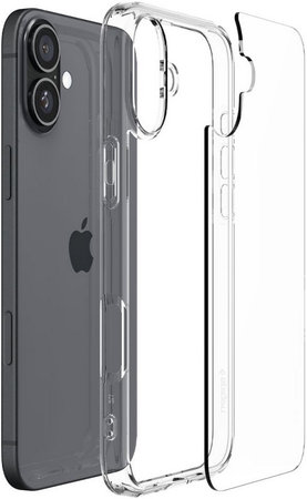 Spigen - Étui Ultra Hybrid pour iPhone 16 Plus, crystal clear