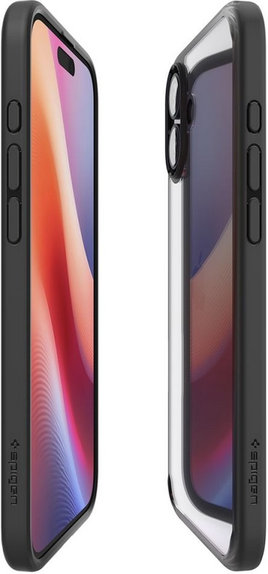 Spigen - Étui Ultra Hybrid pour iPhone 16 Plus, matte black