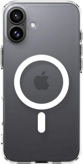 Spigen - Étui Ultra Hybrid avec MagSafe pour iPhone 16 Plus, blanc