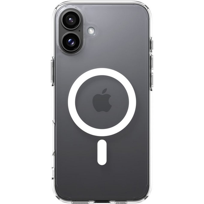 Spigen - Étui Ultra Hybrid avec MagSafe pour iPhone 16 Plus, blanc