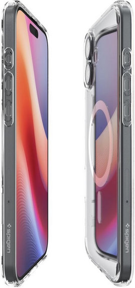 Spigen - Étui Ultra Hybrid avec MagSafe pour iPhone 16 Plus, blanc