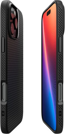 Spigen - Étui Liquid Air pour iPhone 16 Pro, matte black