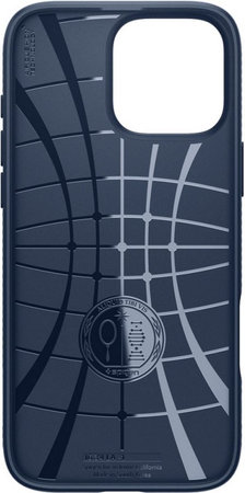 Spigen - Étui Liquid Air pour iPhone 16 Pro, navy blue