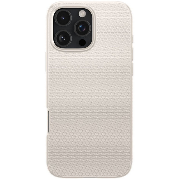 Spigen - Étui Liquid Air pour iPhone 16 Pro, natural titanium