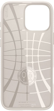 Spigen - Étui Liquid Air pour iPhone 16 Pro, natural titanium