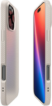 Spigen - Étui Liquid Air pour iPhone 16 Pro, natural titanium
