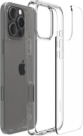 Spigen - Étui Ultra Hybrid pour iPhone 16 Pro, crystal clear
