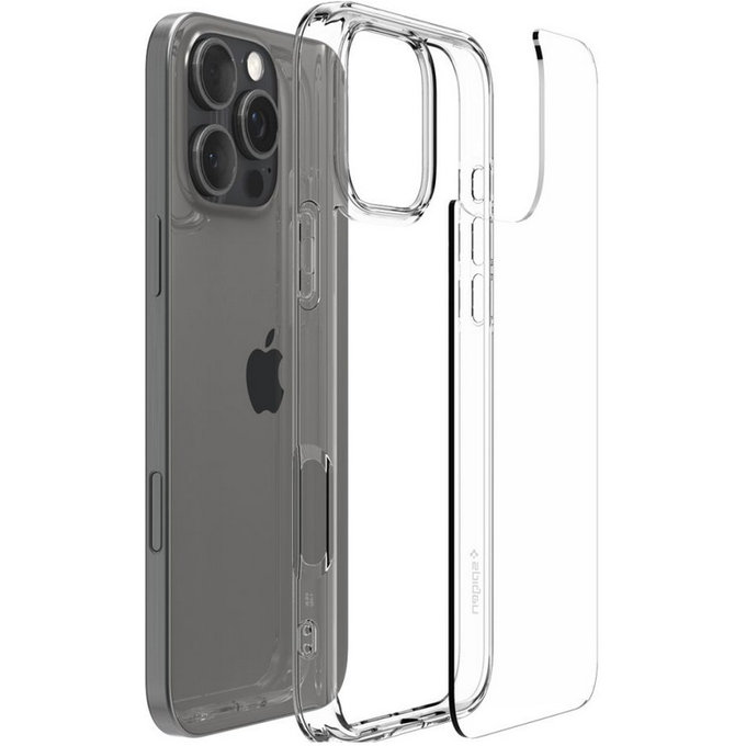 Spigen - Étui Ultra Hybrid pour iPhone 16 Pro, crystal clear