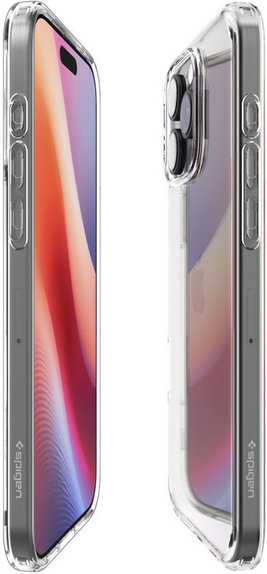 Spigen - Étui Ultra Hybrid pour iPhone 16 Pro, crystal clear