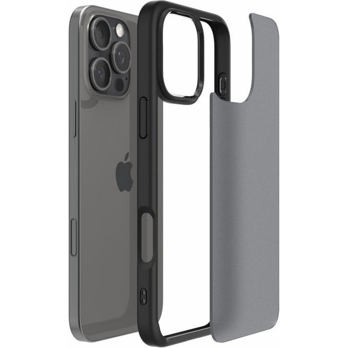 Spigen - Étui Ultra Hybrid pour iPhone 16 Pro, frost black