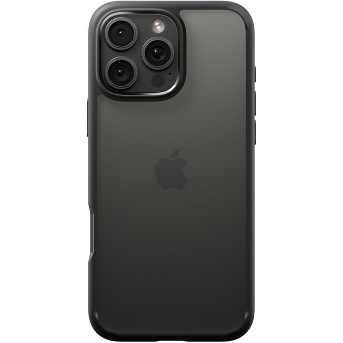 Spigen - Étui Ultra Hybrid pour iPhone 16 Pro, matte black
