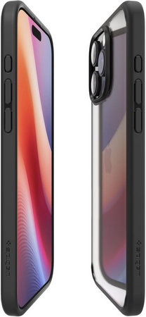 Spigen - Étui Ultra Hybrid pour iPhone 16 Pro, matte black
