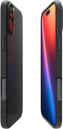 Spigen - Étui Liquid Air pour iPhone 16, matte black
