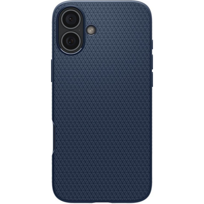 Spigen - Étui Liquid Air pour iPhone 16, navy blue