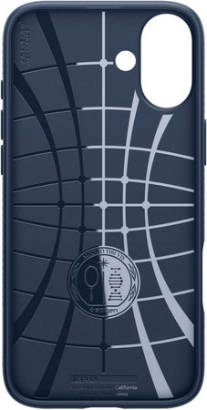Spigen - Étui Liquid Air pour iPhone 16, navy blue