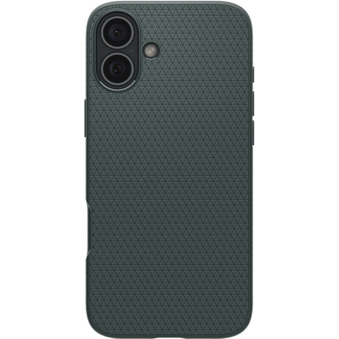 Spigen - Étui Liquid Air pour iPhone 16, abyss green