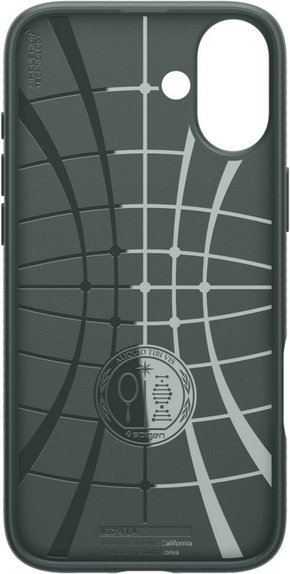 Spigen - Étui Liquid Air pour iPhone 16, abyss green