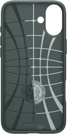 Spigen - Étui Liquid Air pour iPhone 16, abyss green