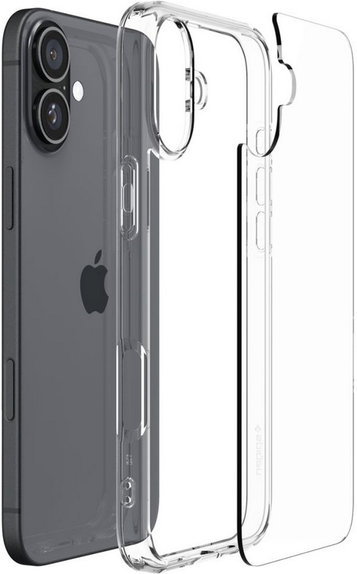 Spigen - Étui Ultra Hybrid pour iPhone 16, crystal clear