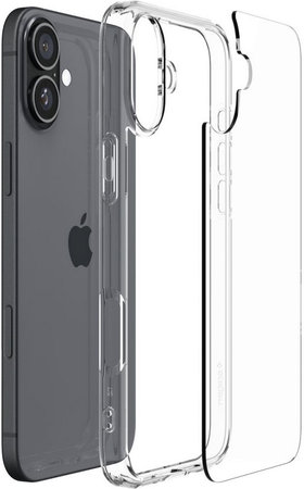Spigen - Étui Ultra Hybrid pour iPhone 16, crystal clear