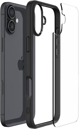 Spigen - Étui Ultra Hybrid pour iPhone 16, matte black