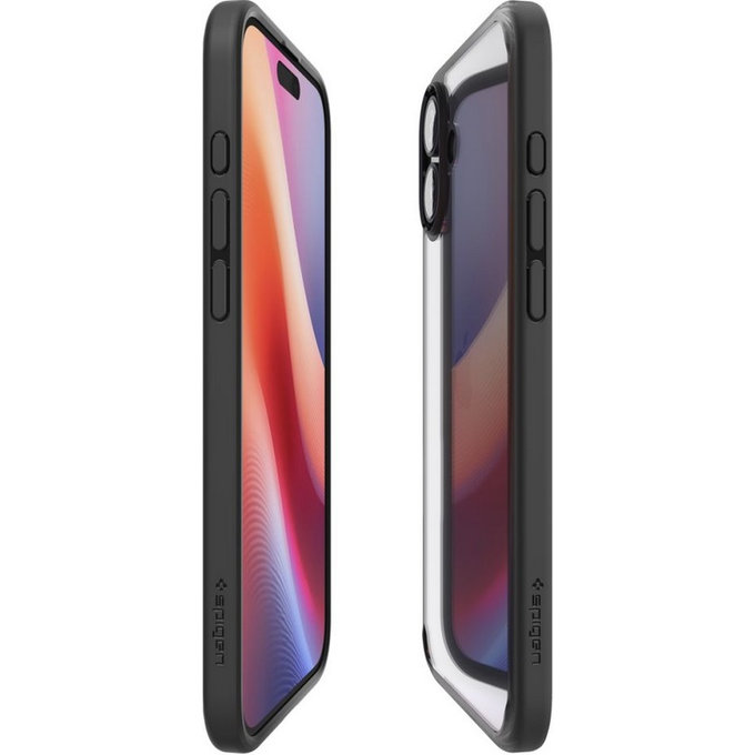 Spigen - Étui Ultra Hybrid pour iPhone 16, matte black
