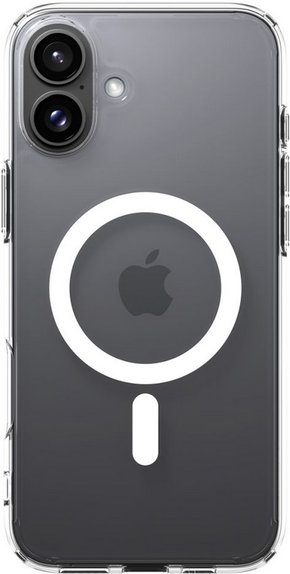 Spigen - Étui Ultra Hybrid avec MagSafe pour iPhone 16, blanc