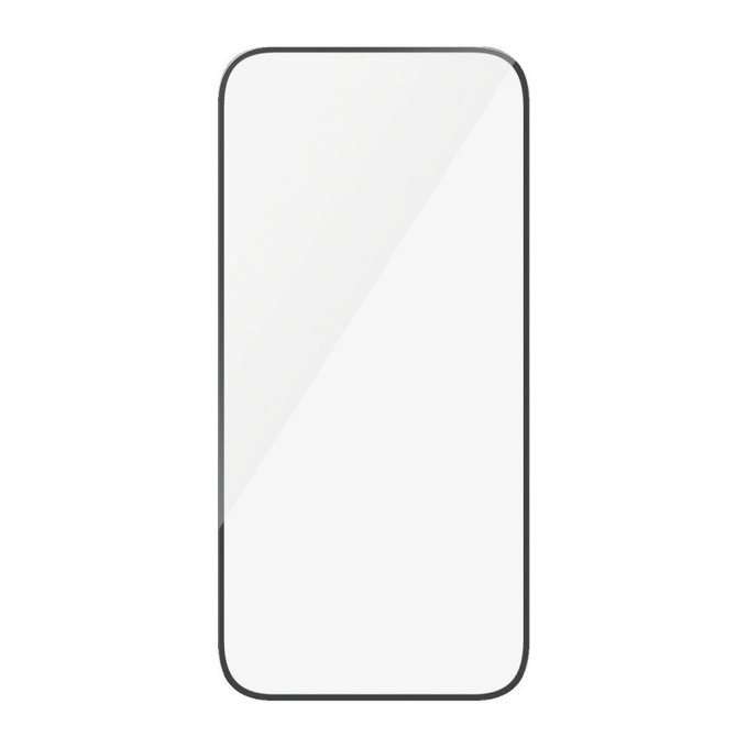 Verre trempé UWF avec applicateur pour iPhone 16 Plus/15 Plus, Noir, PanzerGlass