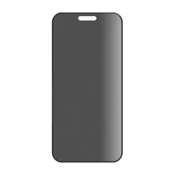 Verre trempé UWF Privacy avec applicateur pour iPhone 16/15, Noir, PanzerGlass