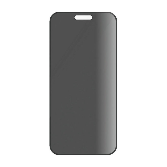 Verre trempé UWF Privacy avec applicateur pour iPhone 16/15, Noir, PanzerGlass