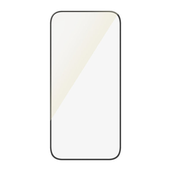 Verre trempé UWF Eyecare avec applicateur pour iPhone 16/15, Noir, PanzerGlass