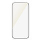 Verre trempé UWF Eyecare avec applicateur pour iPhone 16 Plus/15 Plus, Noir, PanzerGlass