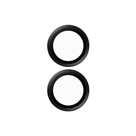 PanzerGlass - Couvercle de Protection d'Objectif d'Appareil Hoops Ceramic pour iPhone 16 et 16 Plus, noir