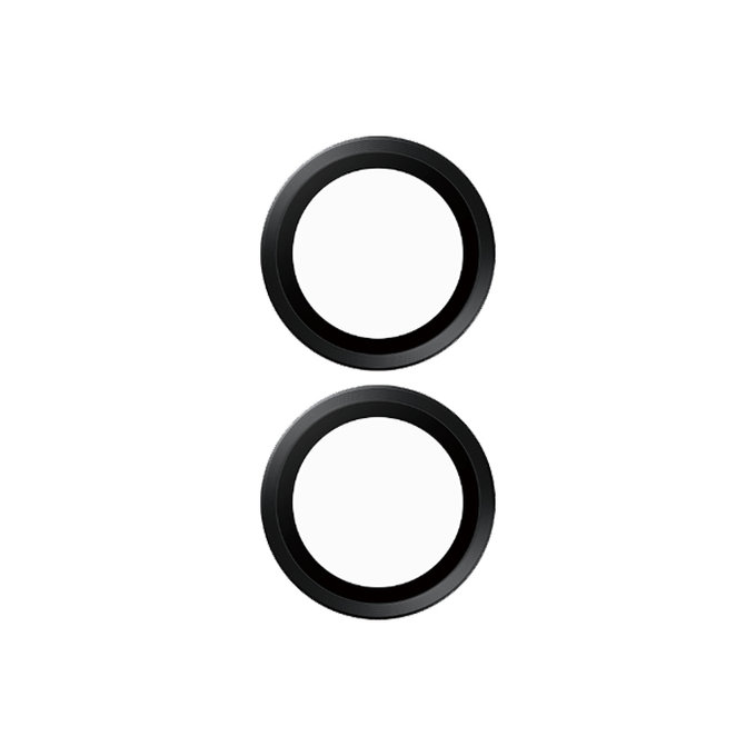 PanzerGlass - Couvercle de Protection d'Objectif d'Appareil Hoops pour iPhone 16 et 16 Plus, noir