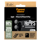 PanzerGlass - Couvercle de Protection d'Objectif d'Appareil Hoops pour iPhone 16 et 16 Plus, noir