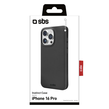 SBS - Étui Instinct pour iPhone 16 Pro, noir