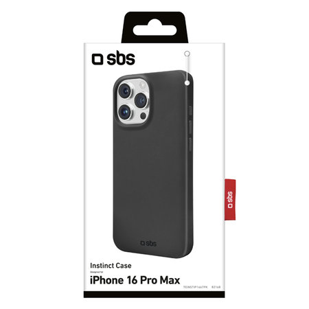 SBS - Étui Instinct pour iPhone 16 Pro Max, noir