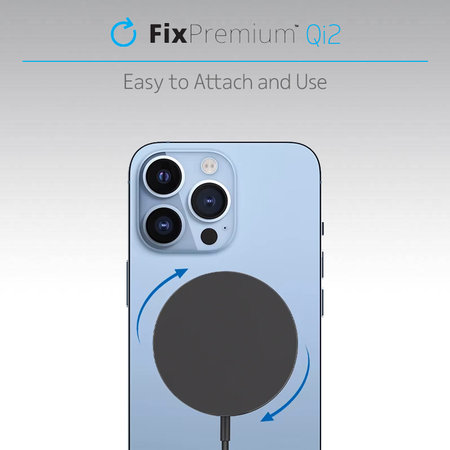 FixPremium - MagSafe Chargeur avec Qi2, noir