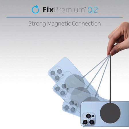 FixPremium - MagSafe Chargeur avec Qi2, noir