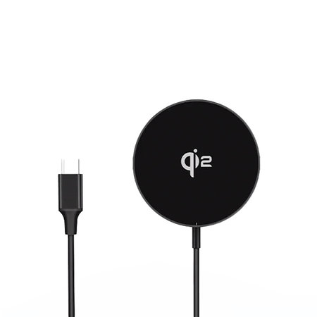 FixPremium - MagSafe Chargeur avec Qi2, noir