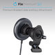 FixPremium - MagSafe Chargeur de voiture avec Qi2, noir
