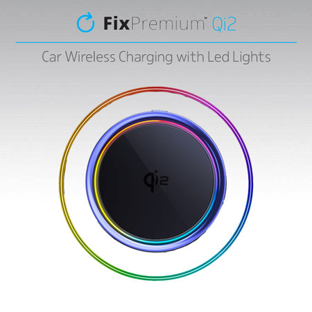 FixPremium - MagSafe Chargeur de voiture Mini avec Qi2, noir